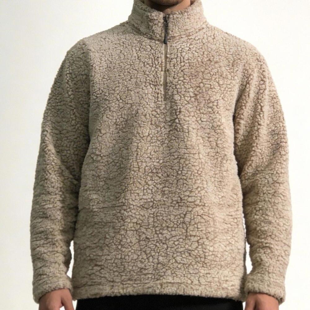 Fleece Jacket Men Large Sweater